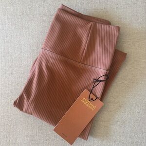 Girlfriend Collective Ribbed High-rise Leggings Compressive, Small 28.5” Inseam